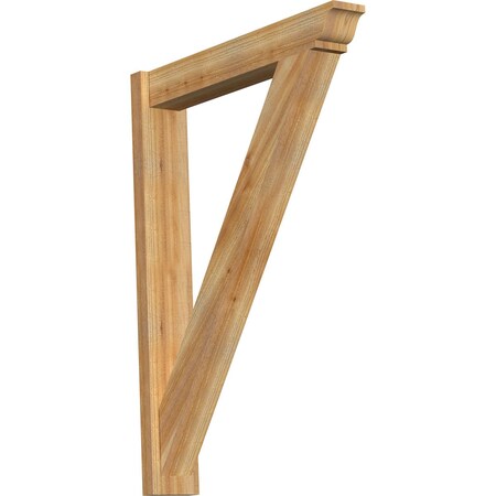 Ekena Millwork Traditional Traditional Rough Sawn Outlooker, Western Red Cedar, 6"W x 34"D x 46"H OUT06X34X46TRA01RWR